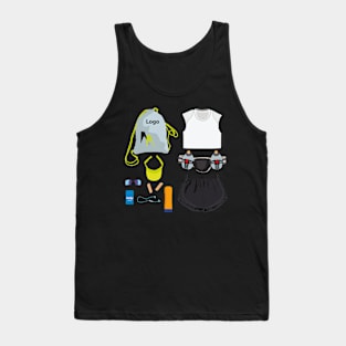 Running Accessories Stickers Tank Top